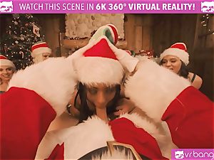VRBangers Christams fuck-a-thon With Eight mind-blowing Elves